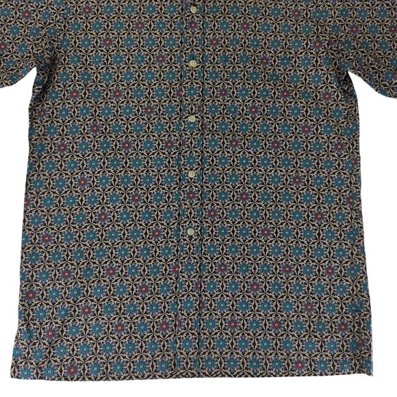 The Ono Shirt by Liberty House Short Sleeve Button-down Shirt Floral Men's Large - Picture 4 of 8